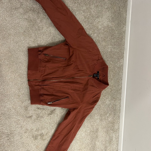 Rust Bomber Jacket - Picture 1 of 4